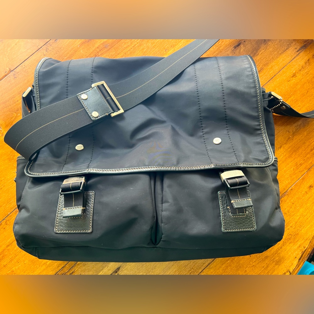 Coach Black Laptop Bag